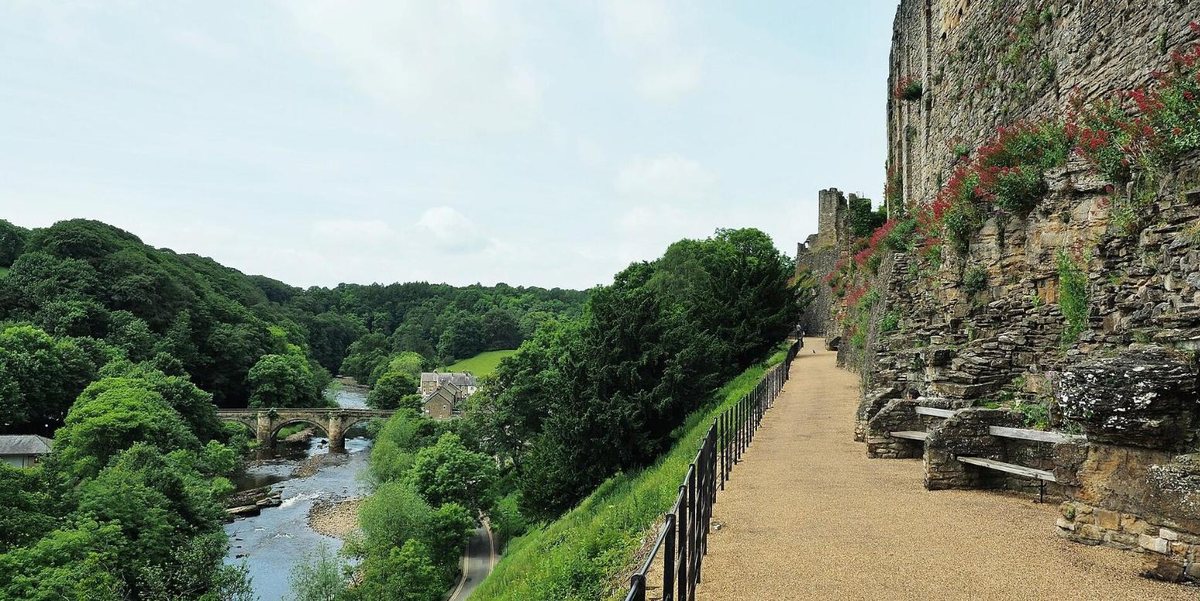 Richmond Castle and the Swale