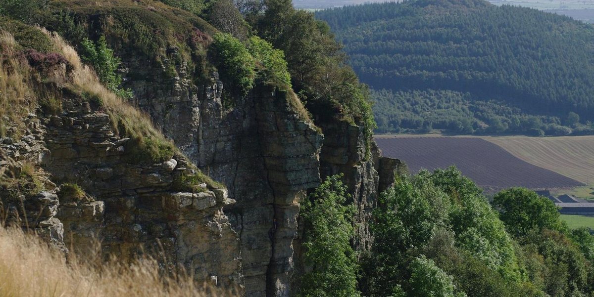 Gormire Lake and the Vale of York from Sutton Bank
